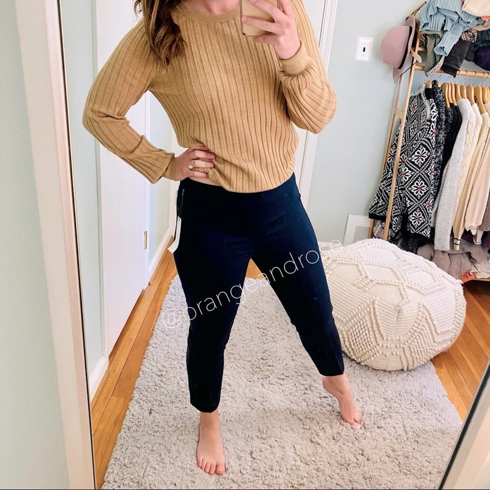 NWT Crosby. navy Stretch Dress Pants Career Sz 6